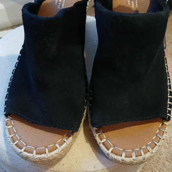 Toms Black Espadrille Wedge Slingback Sandal - Women - Picture 8 of 9